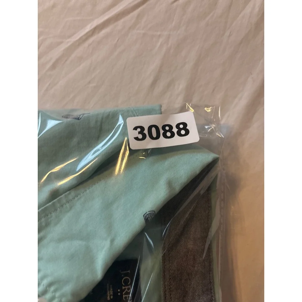 J.Crew Button Down Shirt Mens M Mint Green Cocktail Print H4743 SU18